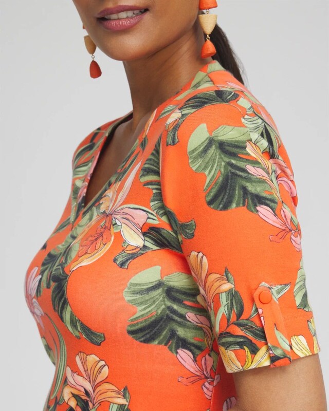 Orchid Everyday V-neck Tee - image 4